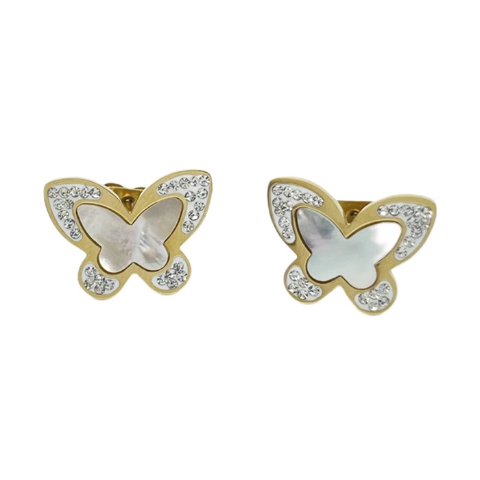 MIYA butterfly stud earrings women